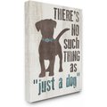 Stupell Industries Not Just a Dog Phrase Family Dog Wall Decor, Canvas, 16 x 1.5 x 20-in