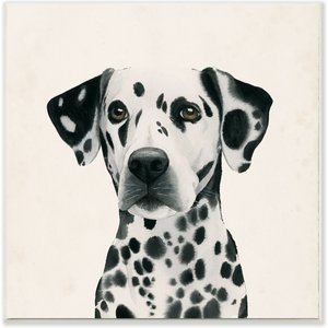 Stupell Industries Traditional Dalmatian Dog Wall Décor, Wood, 12 x 0.5 x 12-in 
