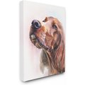 Stupell Industries Irish Setter Dog Pet Animal Watercolor Painting Dog Wall Décor, Canvas, 36 x 1.5 x 48-in