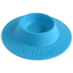 Wheeky Pets Small Pet Tip-Proof Bowl, Small, Sky Blue, Small