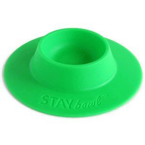 Wheeky Pets STAYbowl Small Pet Tip-Proof Bowl, Small, Spring Green
