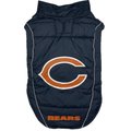 Pets First NFL Dog & Cat Puffer Vest, Chicago Bears, Small