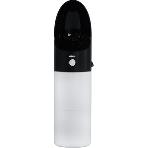 INSTACHEW BioCleanAct Dog Portable Water Dispenser & Food Bowl Multiuse Bottle, 14.5-oz, Grey
