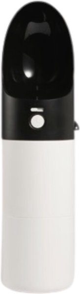 INSTACHEW BioCleanAct Dog Portable Water Dispenser & Food Bowl Multiuse Bottle, 14.5-oz, Black slide 1 of 5