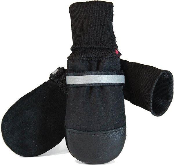 Muttluks Original Fleece-Lined Winter Dog Boots, 4 count, Black, XXX-Small slide 1 of 7