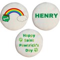 SPOTS NYC Personalized Text St. Patricks Day Dog Treats, 3 count
