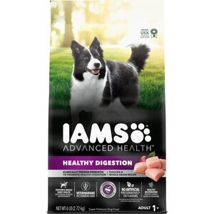 Iams Advanced Health Adult Healthy Digestion Real Chicken Dry Dog Food, 6-lb bag
