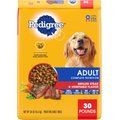 Pedigree Adult Complete Nutrition Grilled Steak & Vegetable Flavor Dry Dog Food, 30-lb bag