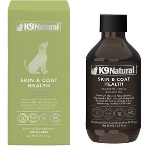 K9 Natural Skin & Coat Health Liquid Skin & Coat Dog Supplement, 5.9-oz bottle
