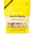 Bocce's Bakery Everyday Bac'N Nutty Biscuits Crunchy Dog Treats, 5-oz bag