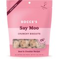 Bocce's Bakery Everyday Say Moooo Biscuits Crunchy Dog Treats, 5-oz bag