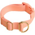 Awoo Pack Standard Dog Collar, Peach, Small: 10 to 15-in neck, 3/4-in wide