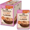 Wellness CORE Tiny Tasters Kitten Chicken Grain-Free Pate Wet Cat Food, 1.75-oz pouch, case of 12