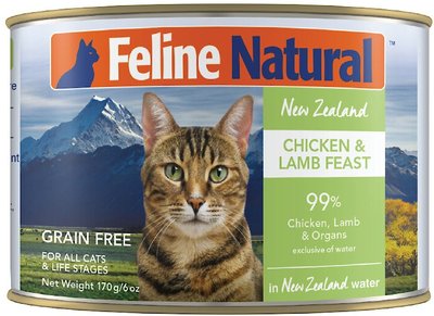 Feline Natural Chicken & Lamb Feast Grain-Free Canned Cat Food, slide 1 of 1