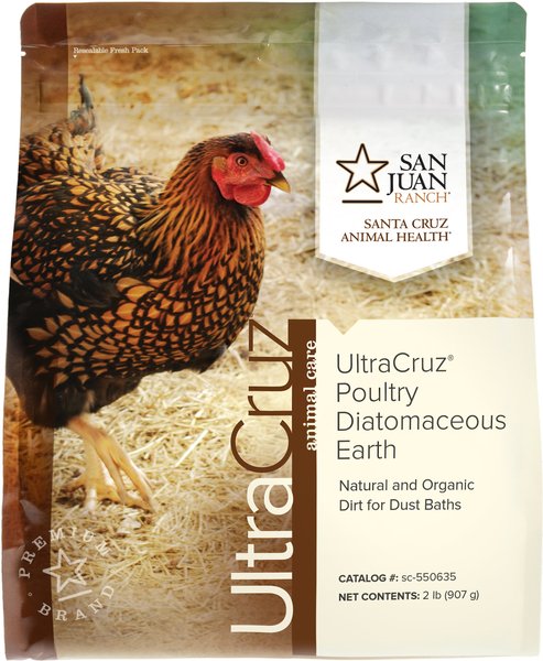 UltraCruz Diatomaceous Earth Poultry Supplement, 2-lb bag slide 1 of 4