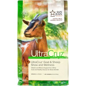 UltraCruz Show & Wellness Goat & Sheep Supplement, 25-lb bag