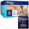 Purina Pro Plan Veterinary Diets FortiFlora Powder Digestive Supplement + Frisco Extra Large Dog Training & Potty Pads, 28 x 34-in