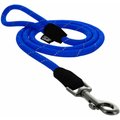 Pawtitas Reflective Rope Dog Leash, 6-ft, Blue, Large
