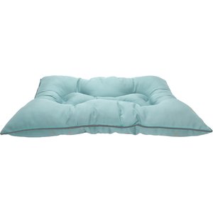 Precious Tails Co-Pilot Waterproof Pillow Cat & Dog Bed, Aqua Gray, Small