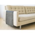 Precious Tails Cat Scratching Sofa Guard Microsuede Furniture Protector, Gray