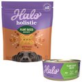 Halo Holistic Garden of Vegan Recipe Adult Canned Dog Food + Healthsome Vegan Grain-Free Biscuits with Peanut 'n Pumpkin Treats