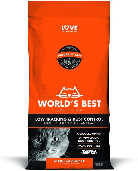 World's Best Low Tracking & Dust Control Multiple Cat Litter, 8-lb slide 1 of 1