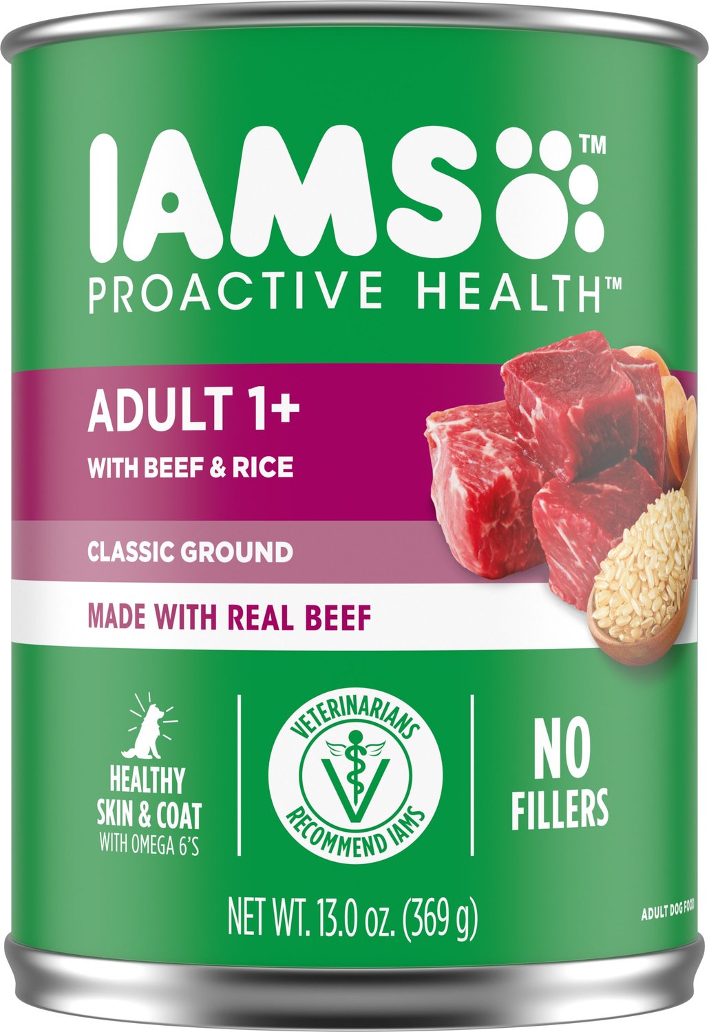 Beef and Rice 15 lb Iams Proactive Health Adult Dry Dog Food