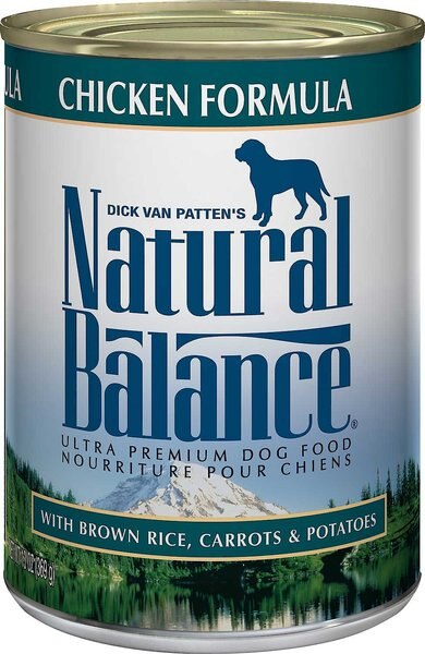 Natural Balance Ultra Premium Chicken Formula Canned Dog Food, 13-oz, case of 12, bundle of 2 slide 1 of 6