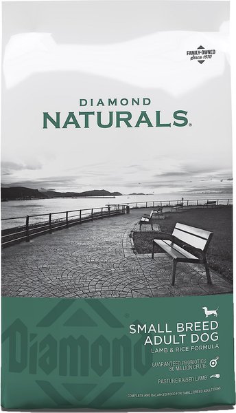 Diamond Naturals Small Breed Adult Lamb & Rice Formula Dry Dog Food, 18-lb bag, bundle of 2 slide 1 of 7