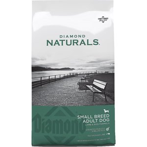 Diamond Naturals Small Breed Adult Lamb & Rice Formula Dry Dog Food, 18-lb bag, bundle of 2