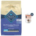 Blue Buffalo Life Protection Formula Large Breed Healthy Weight Adult Chicken & Brown Rice Recipe Dry Dog Food + True Solutions Fit & Healthy Weight Control Formula Wet Food
