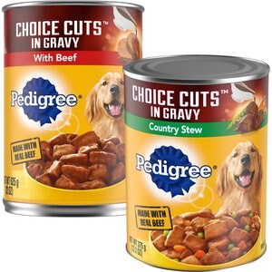 Pedigree Choice Cuts in Gravy With Beef + Country Stew Canned Dog Food