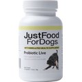 JustFoodForDogs Probiotic Live Capsule Digestive Supplement for Dogs, 60 count