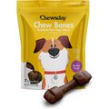 Chewsday Bacony Sizzle Chew Bones Rawhide-Free Dog Hard Chews, 14.3-oz bag