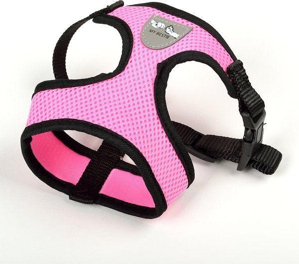 My Bestie Soft Mesh Dog Harness, Pink, Small slide 1 of 3