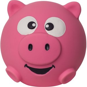 Outward Hound Sillyz Pig Latex Rubber Squeaky Ball Dog Toy