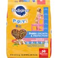 Pedigree Puppy Growth & Protection Chicken & Vegetable Flavor Dry Dog Food, 30-lb bag