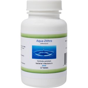 Midland Vet Services Aqua-Zithro Azithromycin Birds Antibiotic, 12 count