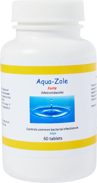 Midland Vet Services Aqua-Zole Forte Metronidazole Fish Antibiotic, 60 count slide 1 of 1