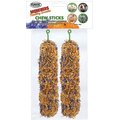 Exotic Nutrition Munchers Sticks w/ Cornflowers & Marigolds Small Pet Treats, 2 count