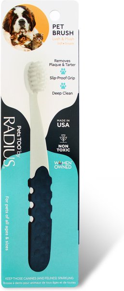 RADIUS Lush & Plush Dog & Cat Toothbrush slide 1 of 3