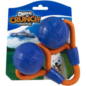 Chuckit! Crunch Duo Tug Dog Toy, Orange
