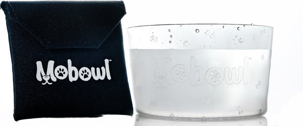 Mobowl Carrying Pouch Travel Dog & Cat Bowl, 2-cup slide 1 of 9