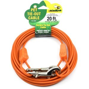 IntelliLeash Tie-Out Dog Cables, 20-ft, 90-lb