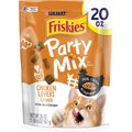 Purina Friskies Party Mix Chicken Lovers Crunch Cat Treats, 20-oz pouch