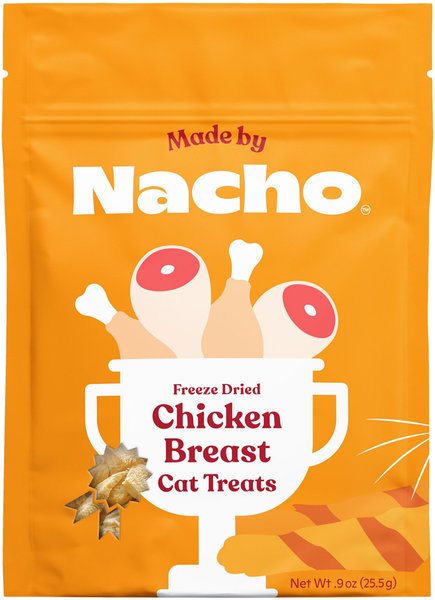 Made by Nacho Freeze-Dried Chicken Breast Cat Treats, 0.9-oz pouch slide 1 of 7
