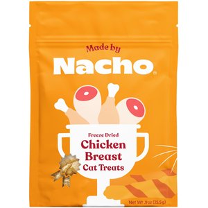 Made by Nacho Freeze-Dried Chicken Breast Cat Treats, 0.9-oz pouch