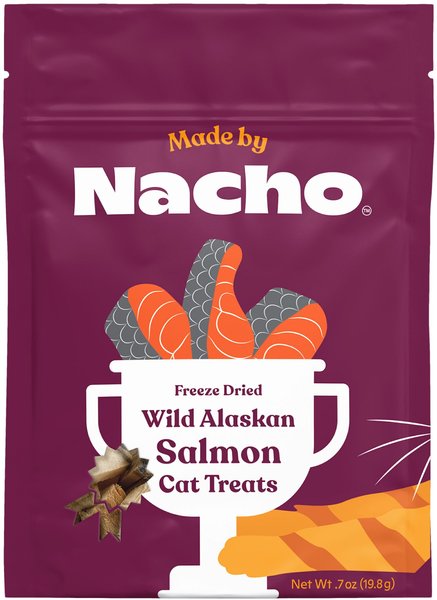 Made by Nacho Freeze-Dried Wild Alaskan Salmon Cat Treats, 0.7-oz pouch slide 1 of 7