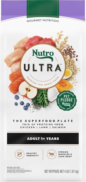 Nutro Ultra Adult Dry Dog Food, 4-lb bag slide 1 of 10