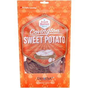 this&that Canine Company Snack Station Premium Covington Sweet Potato Dehydrated Dog Treats, 11.4-oz bag